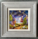 Harvest Moon 10x10") ORIGINAL PAINTING by Rozanne Bell