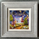 Harvest Moon 10x10") ORIGINAL PAINTING by Rozanne Bell
