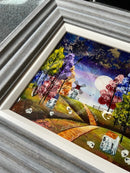 Harvest Moon 10x10") ORIGINAL PAINTING by Rozanne Bell