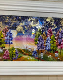 Harvest Moon (18x36”) ORIGINAL PAINTING by Rozanne Bell