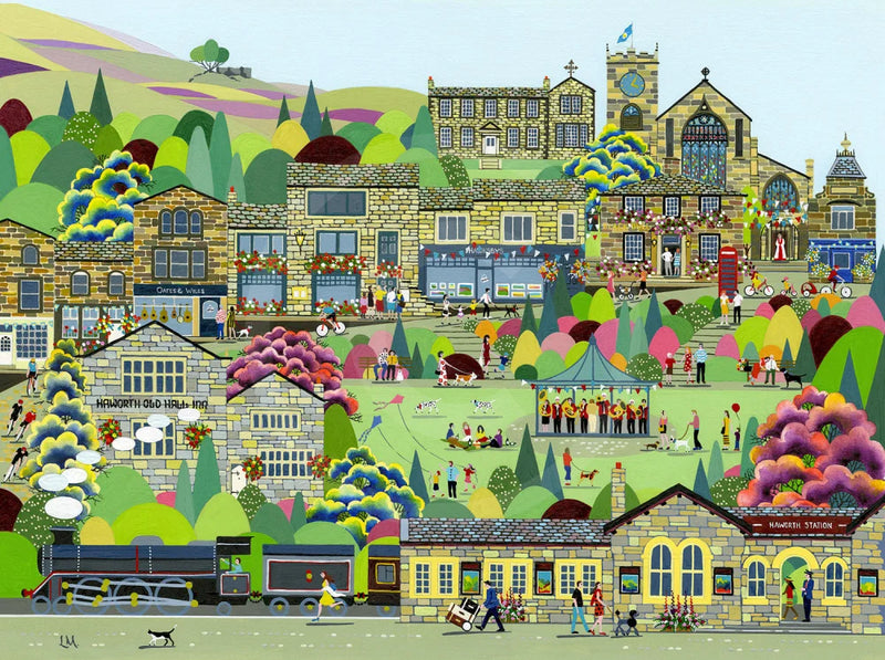 Haworth, Art Print by Linda Mellin