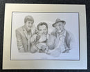 He Who Dares (Only Fools and Horses) print by Jonathan Roberts Black Core Mount