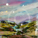 Heather Moorland (24x24") ORIGINAL PAINTING by Rozanne Bell