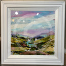 Heather Moorland (24x24") ORIGINAL PAINTING by Rozanne Bell