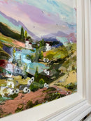 Heather Moorland (24x24") ORIGINAL PAINTING by Rozanne Bell