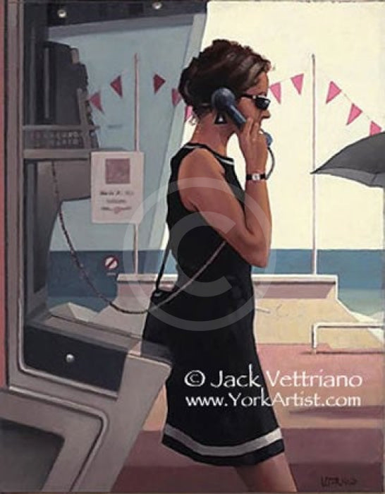 Her Secret Life By Jack Vettriano Mounted Miniature