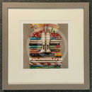 Hidden Secrets, Book Print by Amanda Stratford. Framed in Taupe