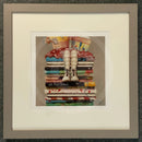 Hidden Secrets, Book Print by Amanda Stratford. Framed in Taupe