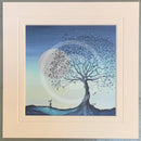 Hope Moon I by Catherine Stephenson Mounted Miniature