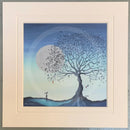 Hope Moon I by Catherine Stephenson Mounted Miniature
