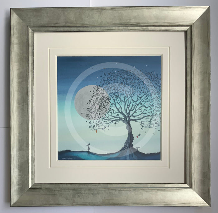 Hope Moon I by Catherine Stephenson Mounted Miniature
