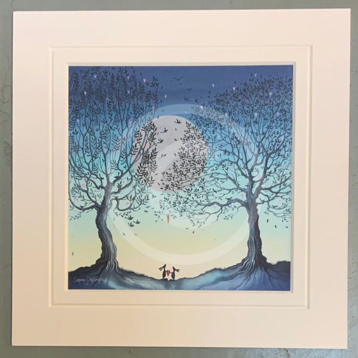 Hope Moon II by Catherine Stephenson Mounted Miniature Art Print