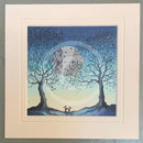 Hope Moon II by Catherine Stephenson Mounted Miniature Art Print