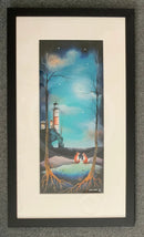 I Found You, LIMITED EDITION Print by Gary Walton - Framed in Groove Black Grain (B) - Limited Edition Print