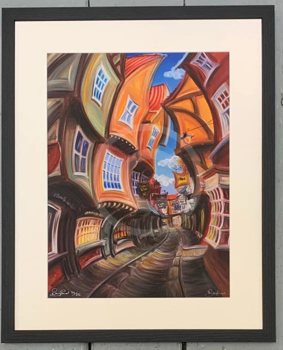 FRAMED It’s A Shambles Limited Edition Print of York by Rayford