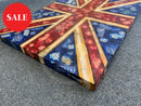 Jubilee Jamboree - Original Oil Painting By Eva Alexander Embellished With Postage Stamps