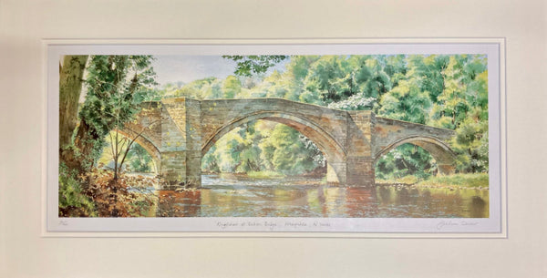 Kingfishers at Barden Bridge LIMITED EDITION by Graham Carver