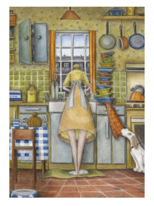 Kitchen Sink Drama limited edition print  by Dotty Earl