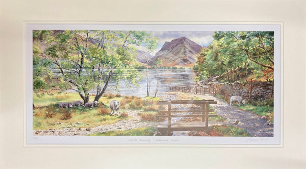 Lakeside Tranquility, Buttermere LIMITED EDITION by Graham Carver