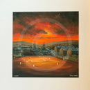 Last Over by John Wood – Mounted Limited Edition Print - Art Print