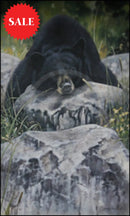 Lazy Days, Bear print by Lyndsey Selley