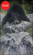 Lazy Days, Bear print by Lyndsey Selley