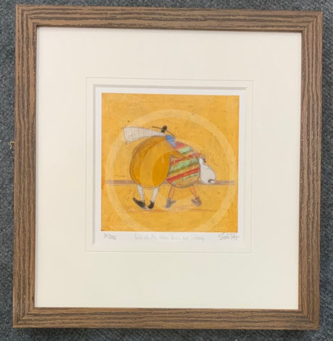 Lean On Me When You’re Not Strong LIMITED EDITION by Sam Toft