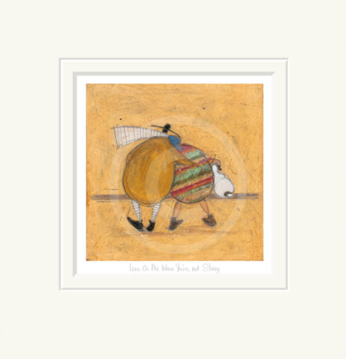 Lean On Me When You’re Not Strong LIMITED EDITION by Sam Toft
