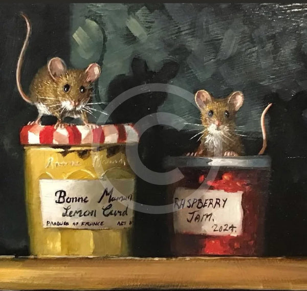 Lemon Curd & Raspberry Jam by Anthony Marn