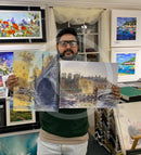 Artist Abdul Malik Nobel at York's Braithwaite Gallery
