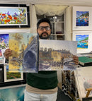 Artist Abdul Malik Nobel at York's Braithwaite Gallery