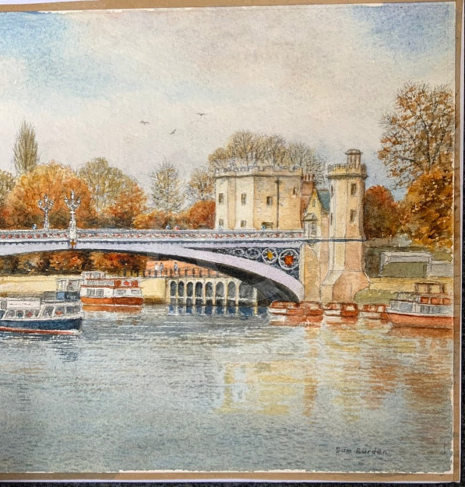 The View from Lendal Bridge - Sam Burden ORIGINAL WATERCOLOUR