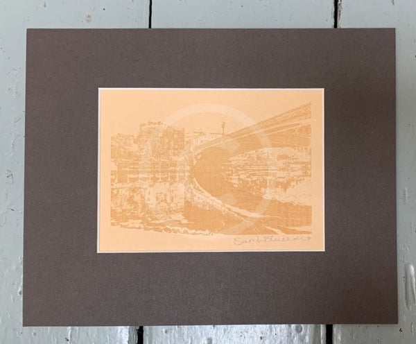 Lendal Bridge, York - a laser cut from Sarah Tweedie mounted