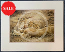Lioness & Cubs, Limited Edition Wildlife Big Cat Print by Lyndsey Selley
