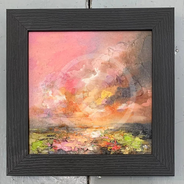 Little Steps Forward - ORIGINAL Oil Painting by Anna Schofield framed