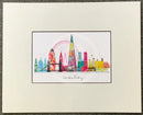 London Baby Skyline Print by Ilona Drew