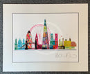 Mounted London Baby (Giclée) by Ilona Drew