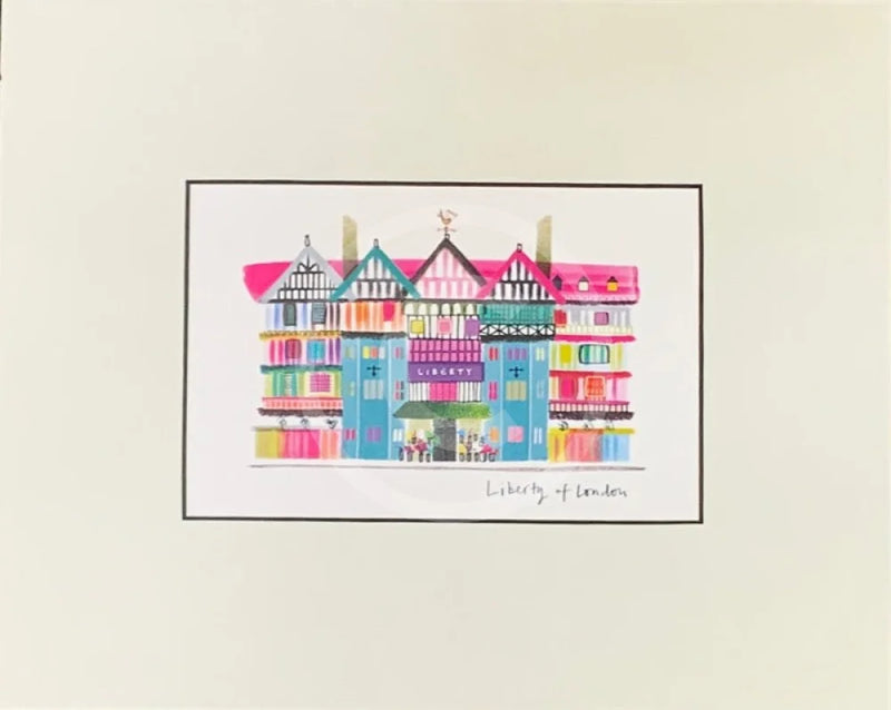London: Liberty of London Print by Ilona Drew