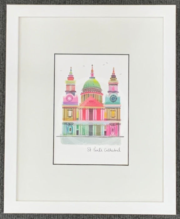 London St Pauls Print by Ilona Drew
