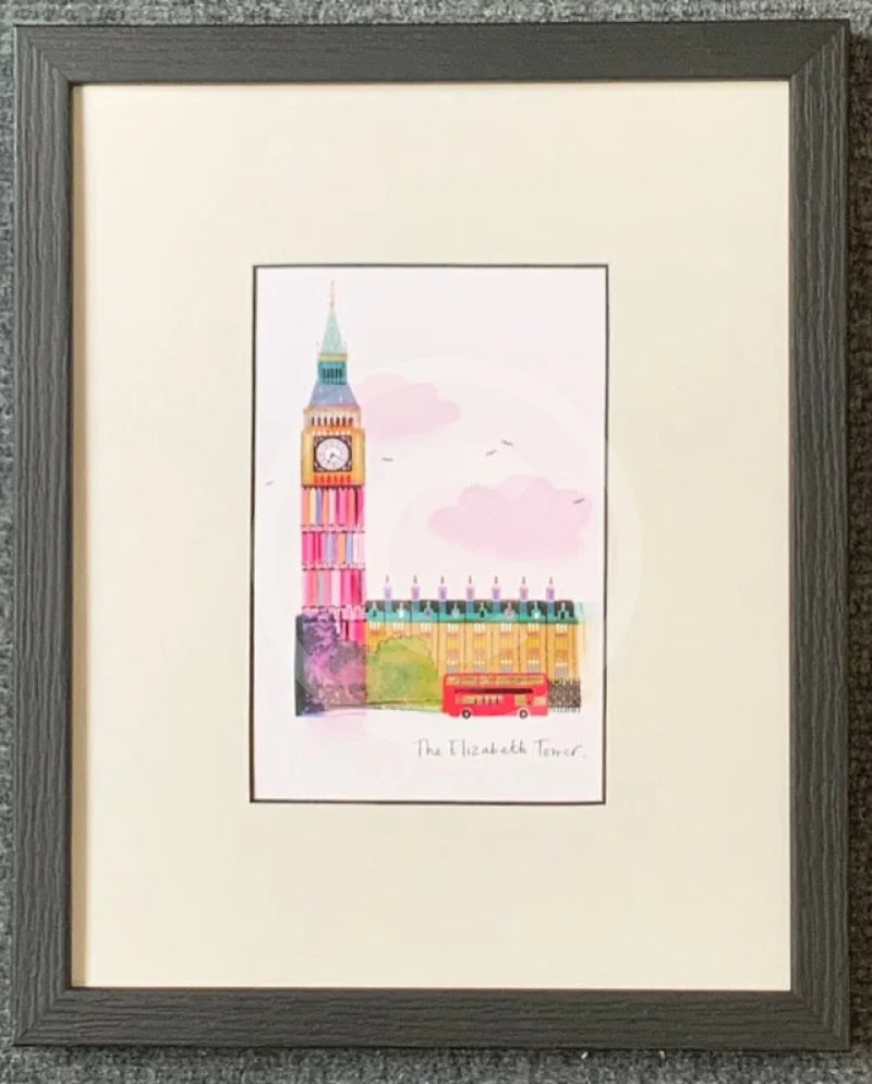 The Elizabeth Tower Print by Ilona Drew 