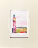 The Elizabeth Tower Print by Ilona Drew 