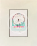  The London Eye Print by Ilona Drew  