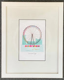  The London Eye Print by Ilona Drew  