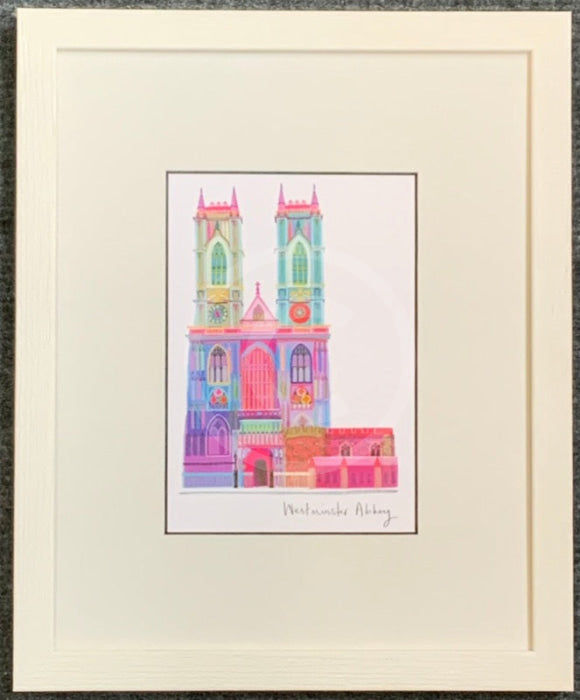Westminster Abbey London Print by Ilona Drew