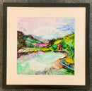 Long Drive Out - ORIGINAL by Minu Achrekar Framed