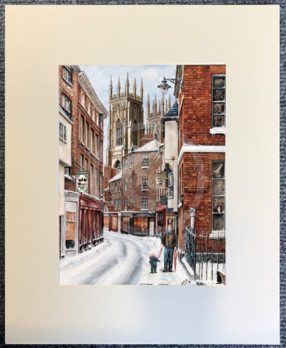 Low Petergate in Wintertime by Mark Braithwaite