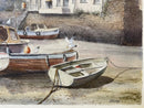 Low Tide, Polperro, Cornwall - Sam Burden ORIGINAL WATERCOLOUR detail
