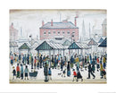 Market Scene, Northern Town by L.S. Lowry