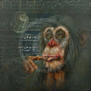 Me Here At Last, Chimp, Monkey Print  by Amanda Stratford 