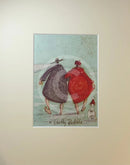 Meet the Mustards: A Chilly Paddle by Sam Toft mounted miniature Mounted Mounted Print